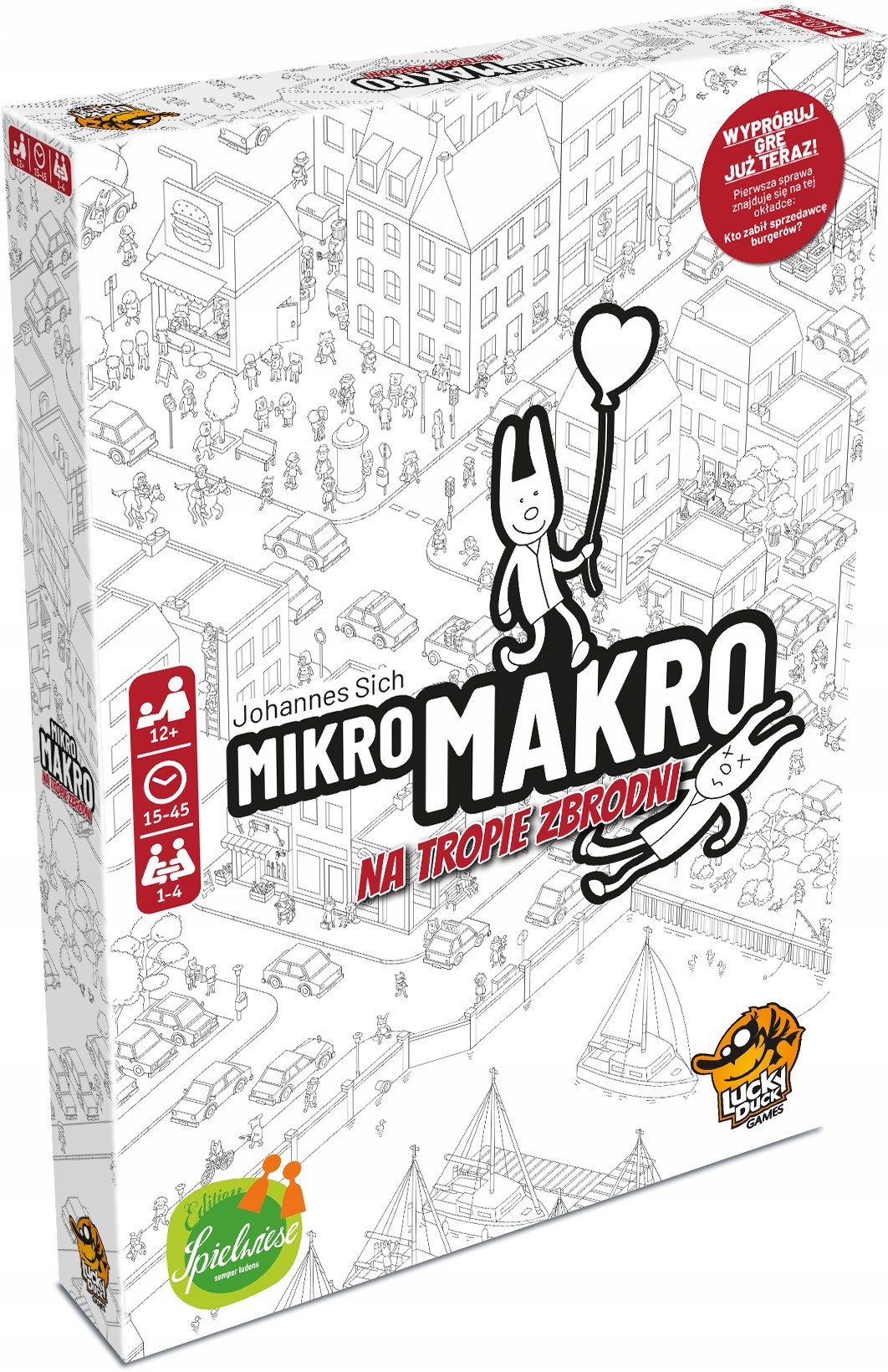 Stolová hra MikroMakro: Na stope zločinu od Lucky Duck Games